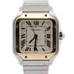 2022 PAPERS Cartier Santos 35mm Steel 18K Yellow Gold W2SA0016 4075 Watch BOX