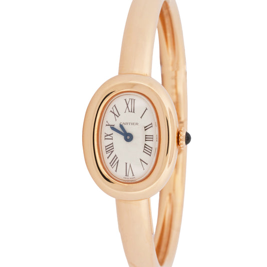NEW PAPERS Cartier Balgnoire Bangle SZ 15 18K Rose Gold 24mm x 18mm 4513 BOX
