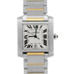 PAPERS Ladies Cartier Tank Francaise SILVER ROMAN Two-Tone 18K Gold Steel 2302