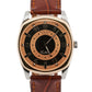 Rolex Cellini Danaos 38mm BULLSEYE DIAL Salmon Black 18K Gold 4243 Watch BOX