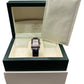 Rolex Cellini Prince Dual Time 5443/9 Silver 18K White Gold 38mm x 28mm Box