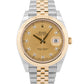 MINT PAPERS Rolex DateJust 41mm CHAMPAGNE DIAMOND 18K Gold JUBILEE 126333 BOX