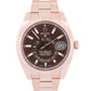 2022 PAPERS Rolex Sky-Dweller 18K Rose Gold CHOCOLATE Brown 42mm 326935 BOX