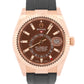 2023 PAPERS Rolex Sky-Dweller CHOCOLATE Brown 18K Oysterflex 326235 42mm BOX