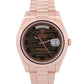 2012 Rolex Day-Date II President 218235 41mm Chocolate Wave 18K Gold Box Papers