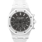 Audemars Piguet Royal Oak 41mm BLACK Chronograph Stainless Steel Watch 26320ST