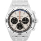 2021 PAPERS Breitling Chronomat SILVER Panda Stainless Steel 42mm AB0134 BOX