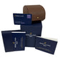 PAPERS Breitling Chronomat B01 42mm GRAY Two-Tone Gold Steel Watch UB0134 BOX