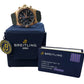 NEW 2025 PAPERS Breitling Chronomat B01 GREEN 18K Rose Gold RB0134 42mm BOX