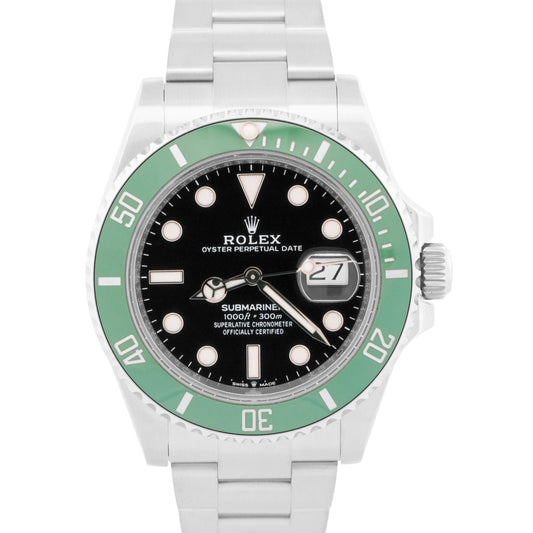 2025 PAPERS Rolex Submariner 41mm GREEN KERMIT Steel Ceramic 126610 LV BOX