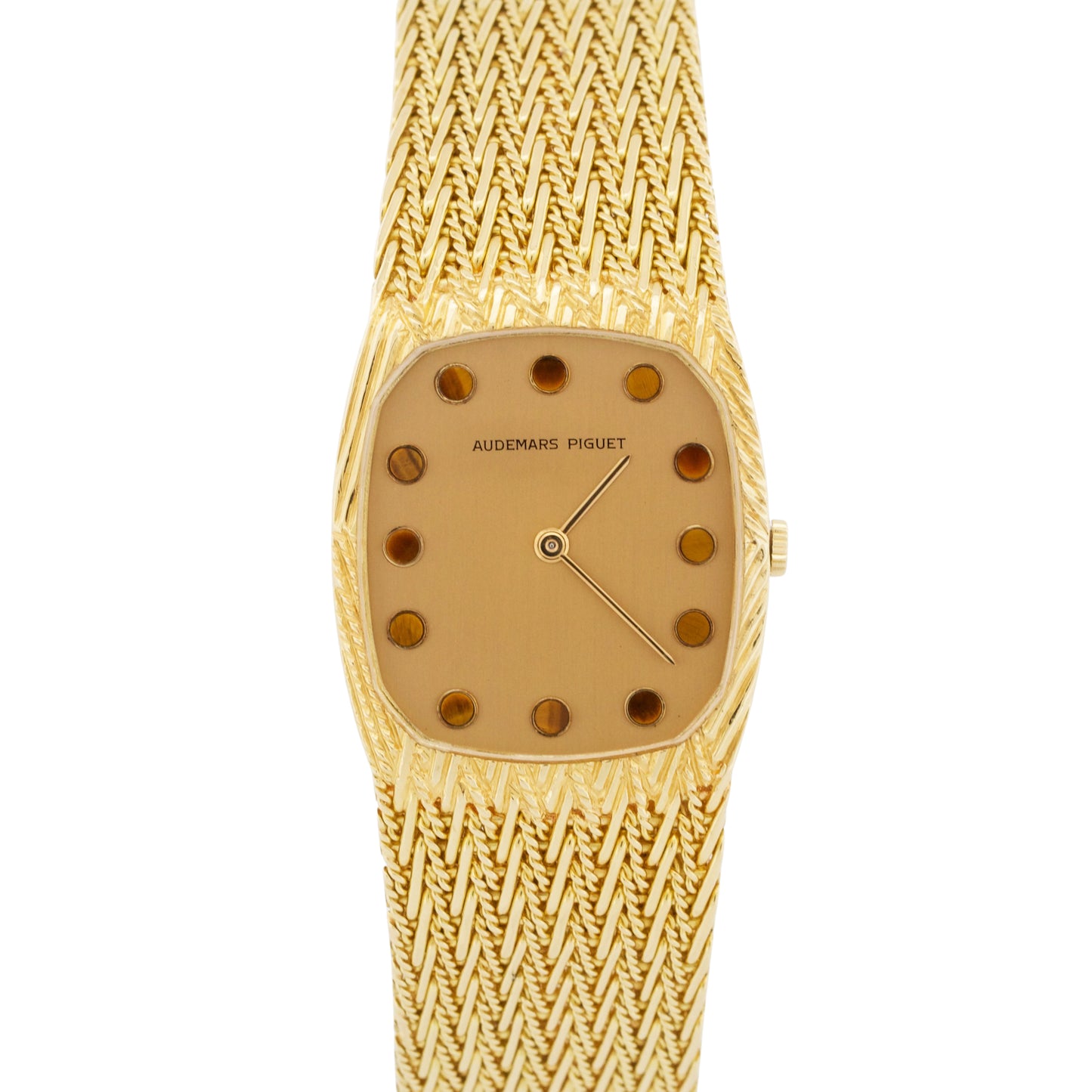 Audemars Piguet Cobra Champagne TIGER EYE DIAL 18K Yellow Gold 27mm 5398BA Watch