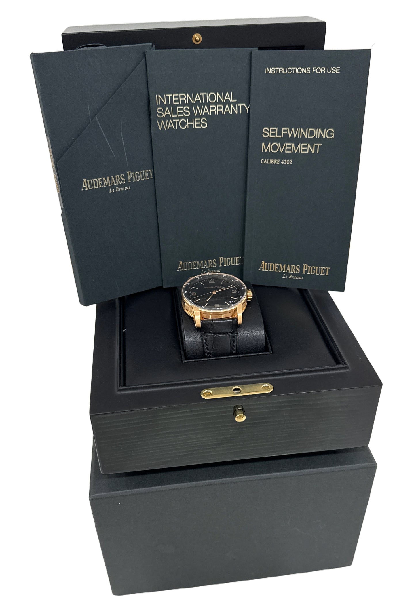 PAPERS Audemars Piguet Code 11.59 BLACK 18K Gold 41mm 15210OR.OO.A002KB.01 BOX