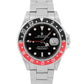 Unpolished Rolex GMT-Master II 16710 40mm Coke Red Black Steel No-Holes Watch