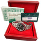 MINT PAPERS Rolex GMT-Master II COKE Red Black Steel RSC Oyster 40mm 16710 BOX