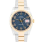 PAPERS Rolex DateJust 36mm BLUE CONCENTRIC 18K Steel RED ROULETTE 116233 BOX