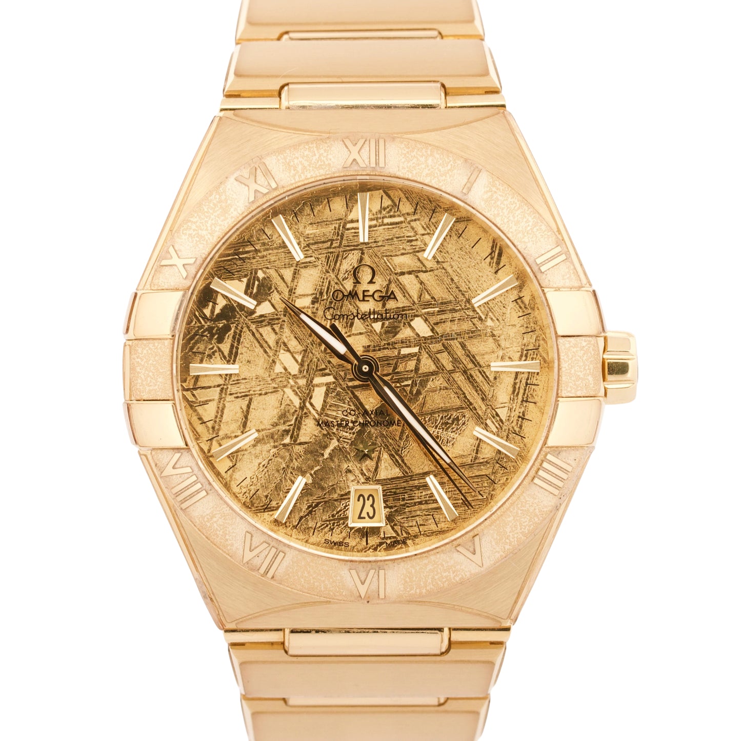 2024 PAPERS Omega Constellation METEORITE MOONSHINE 18K 131.50.41.21.99.001 BOX
