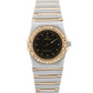 PAPERS Omega Constellation BLACK DIAMOND 18K Steel 22.5mm Quartz 1267.10.00 BOX