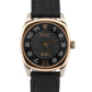 Ladies Rolex Cellini Danaos 26mm Black 18K Gold Quartz 6229/9BIC Watch BOX