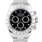 Rolex Daytona Cosmograph Stainless Steel BLACK Chronograph 40mm Watch 116520