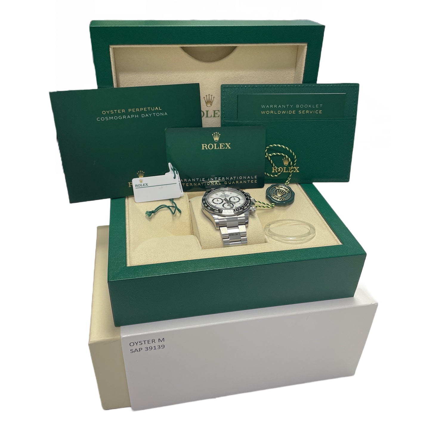 FULLY STICKERED NEW DEC 2023 Rolex Daytona PANDA White 40mm 126500 LN BOX PAPERS