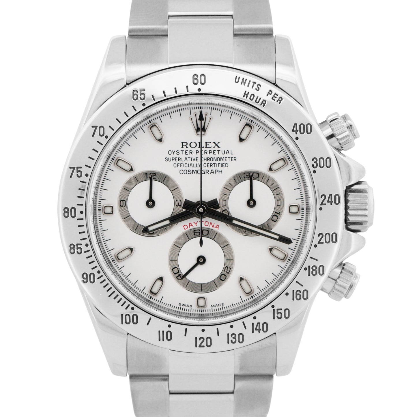 2020 RSC Rolex Daytona Cosmograph WHITE Steel RANDOMIZED 40mm 116520 Watch BOX