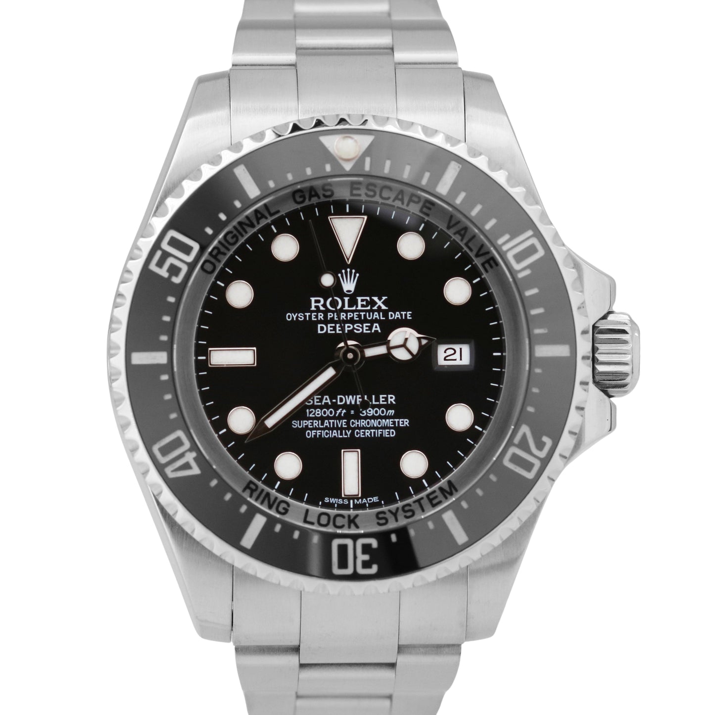 MINT PAPERS Rolex Sea-Dweller Deepsea 44mm Black Ceramic Dive Steel 116660 BOX