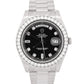 NOS STICKERED PAPERS Rolex Day-Date II President FACTORY DIAMOND 41mm 218349 BOX