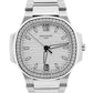 Ladies Patek Philippe Nautilus SILVER DIAMOND 35.2mm Steel 7118/1200A-010