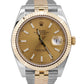 2022 Rolex Datejust 41 Two-Tone CHAMPAGNE 18K Gold Steel JUBILEE 41mm 126333