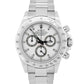 Rolex Daytona Cosmograph WHITE Chronograph Stainless Steel Watch 40mm 116520