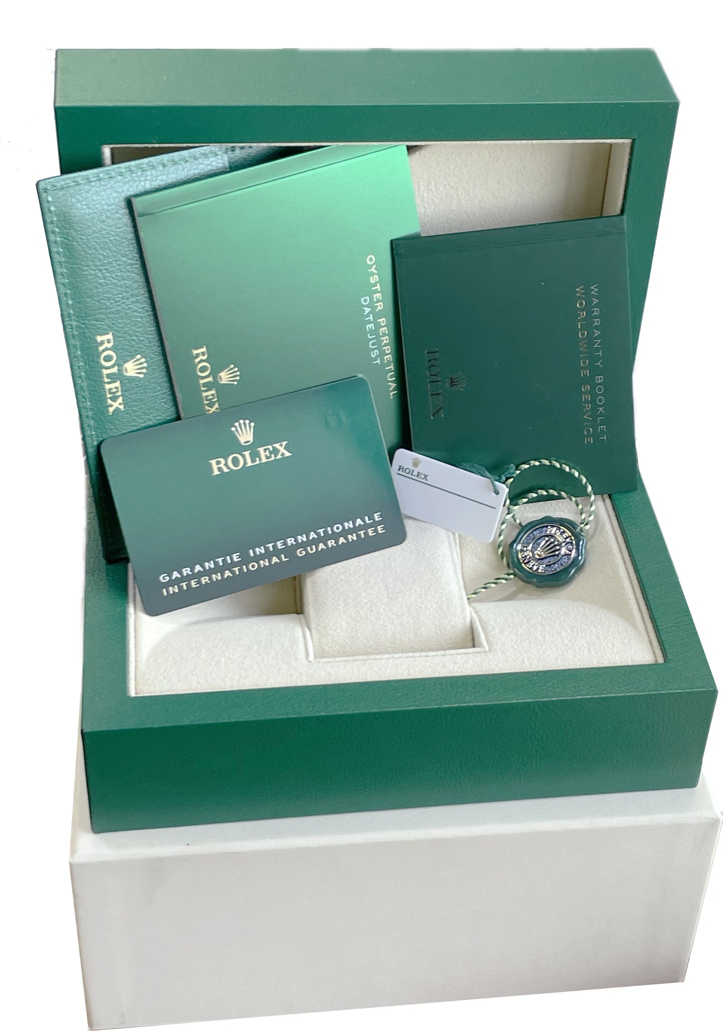 MINT 2022 PAPERS Rolex DateJust 41 Mint Green JUBILEE 41mm Watch 126334 B+P