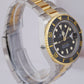 Rolex Sea-Dweller 43mm BLACK Two-Tone 18K Yellow Gold Steel Watch 126603 BOX