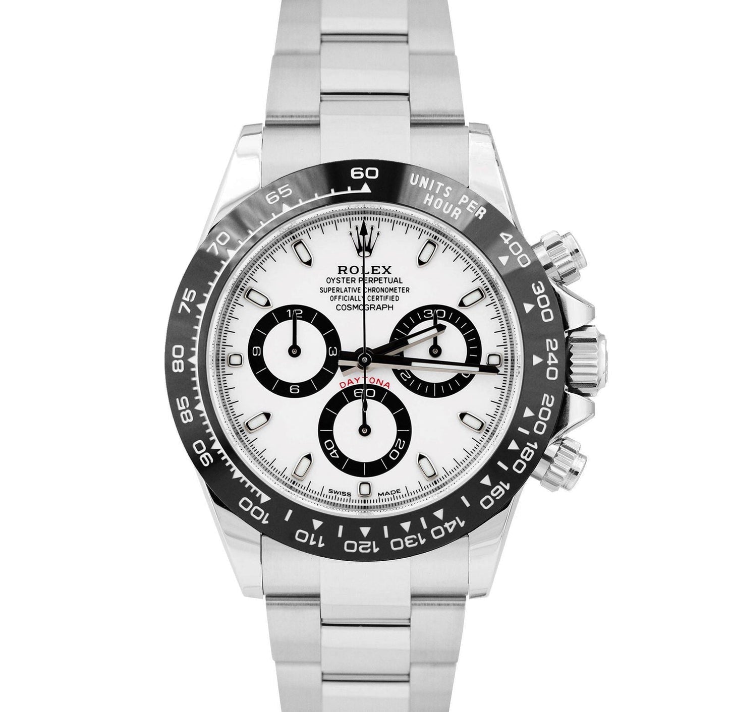 2022 PAPERS Rolex Daytona Cosmograph 40mm PANDA White Ceramic 116500 LN BOX