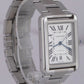 MINT Cartier Tank Solo Silver Roman 31x40mm 3800 W5200028 Date Automatic Watch