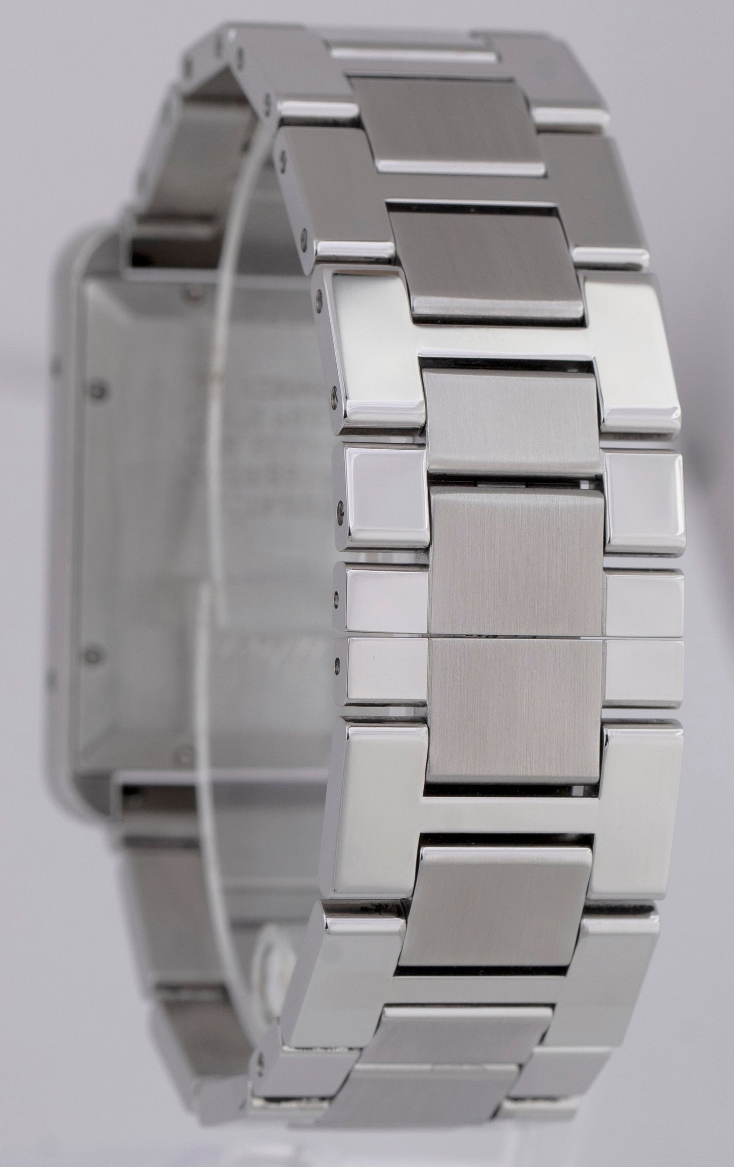 MINT Cartier Tank Solo Silver Roman 31x40mm 3800 W5200028 Date Automatic Watch