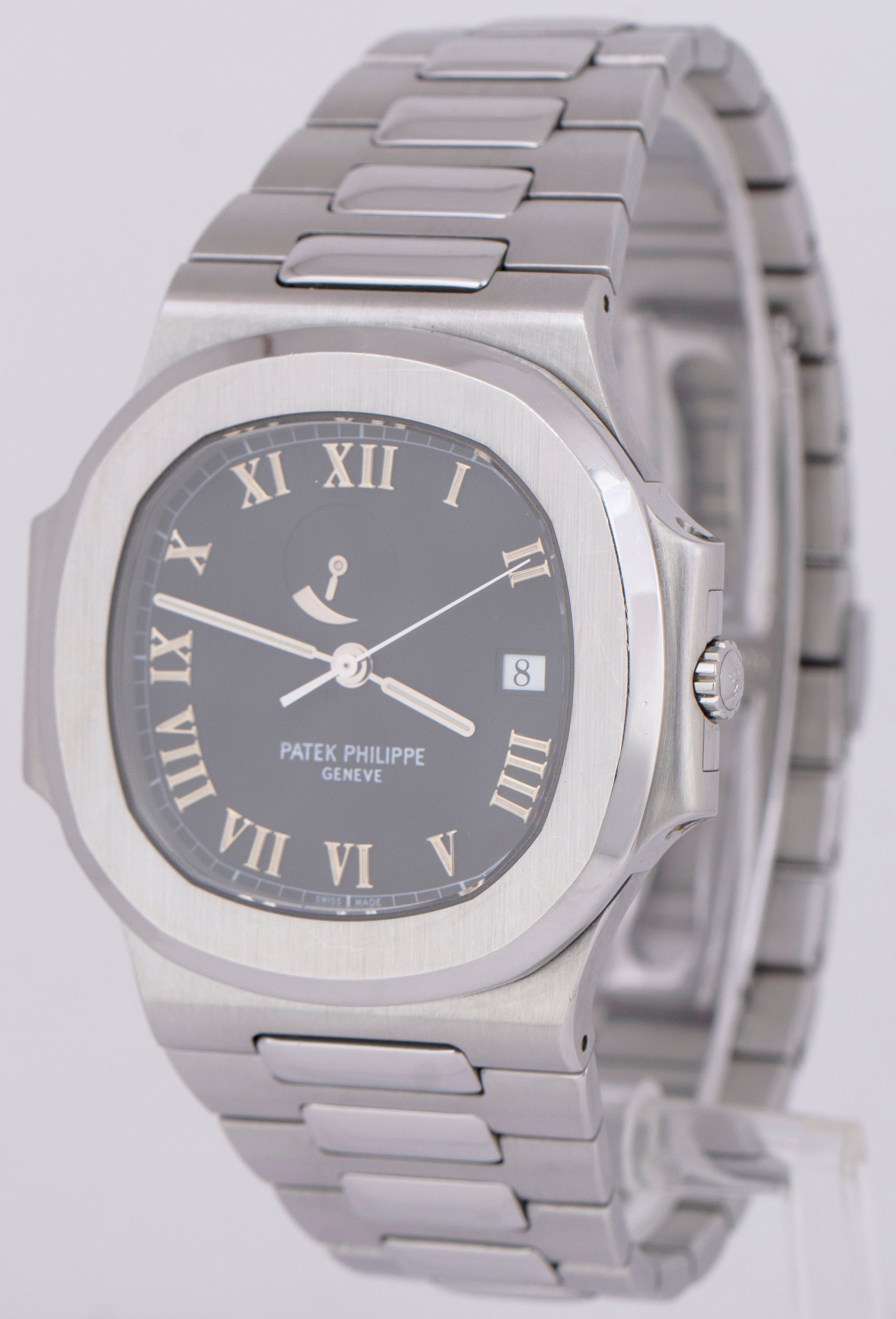 Unpolished Papers Patek Philippe Nautilus Comet 3710 1A Black Roman 42mm B P