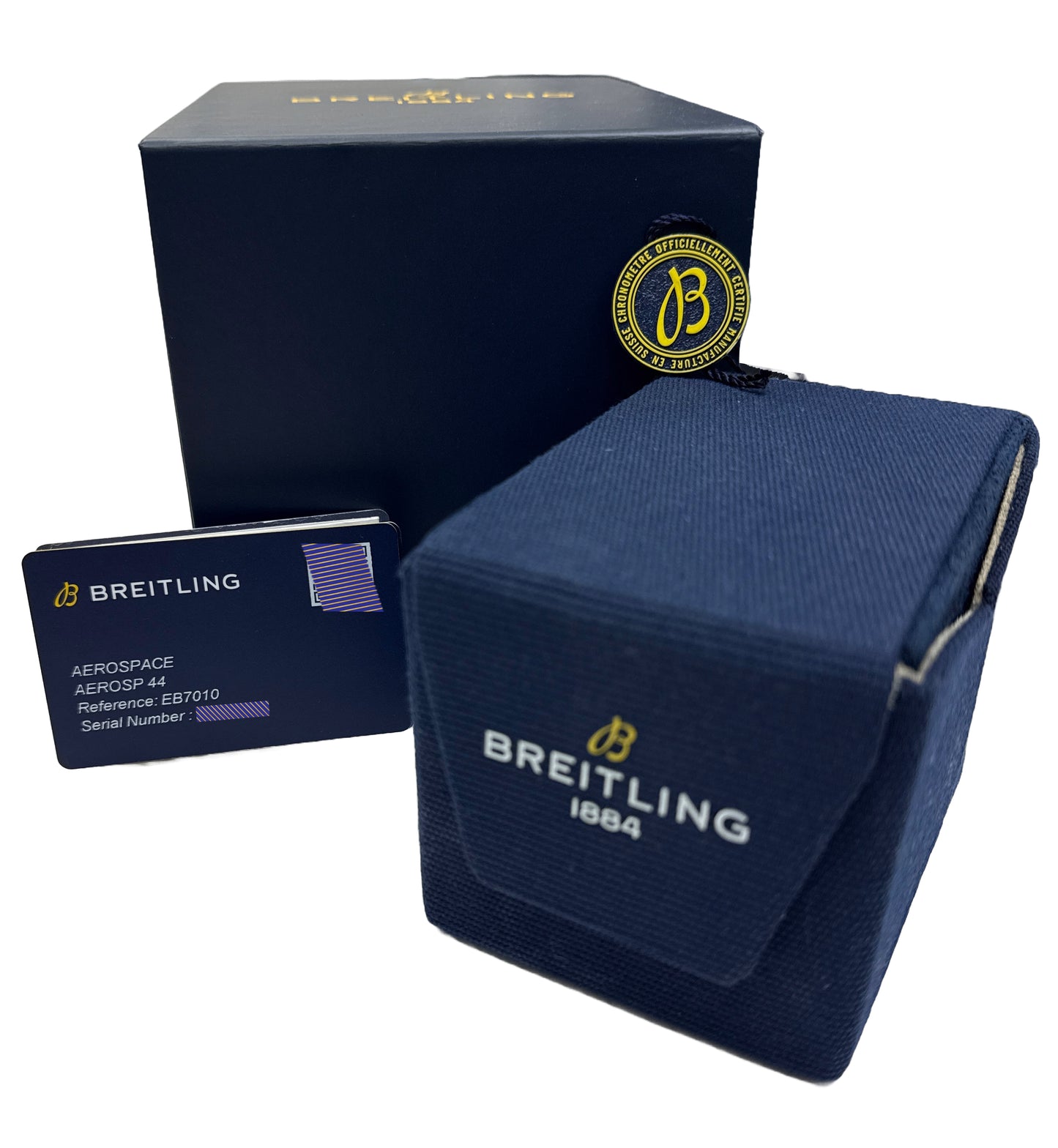 2023 PAPERS Breitling Aerospace B70 Orbiter 43mm TITANIUM SuperQuartz EB7010 BOX