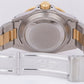 Rolex Submariner Date Two-Tone 18K Gold Stainless Steel Blue 40mm Watch 16613