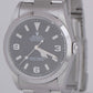 UNPOLISHED Rolex Explorer I PAPERS Black 36mm 3-6-9 Steel Oyster Watch 14270 B+P