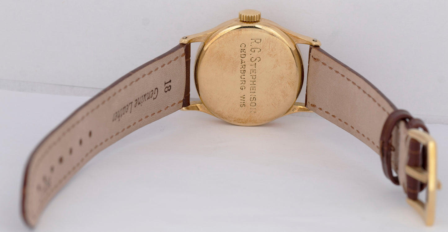 VINTAGE Patek Philippe Calatrava 18K Yellow Gold 32mm Mechanical Watch 2545J