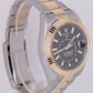 MINT Rolex Sky-Dweller PAPERS Black Two-Tone Gold Steel 42mm Oyster 326933 B+P