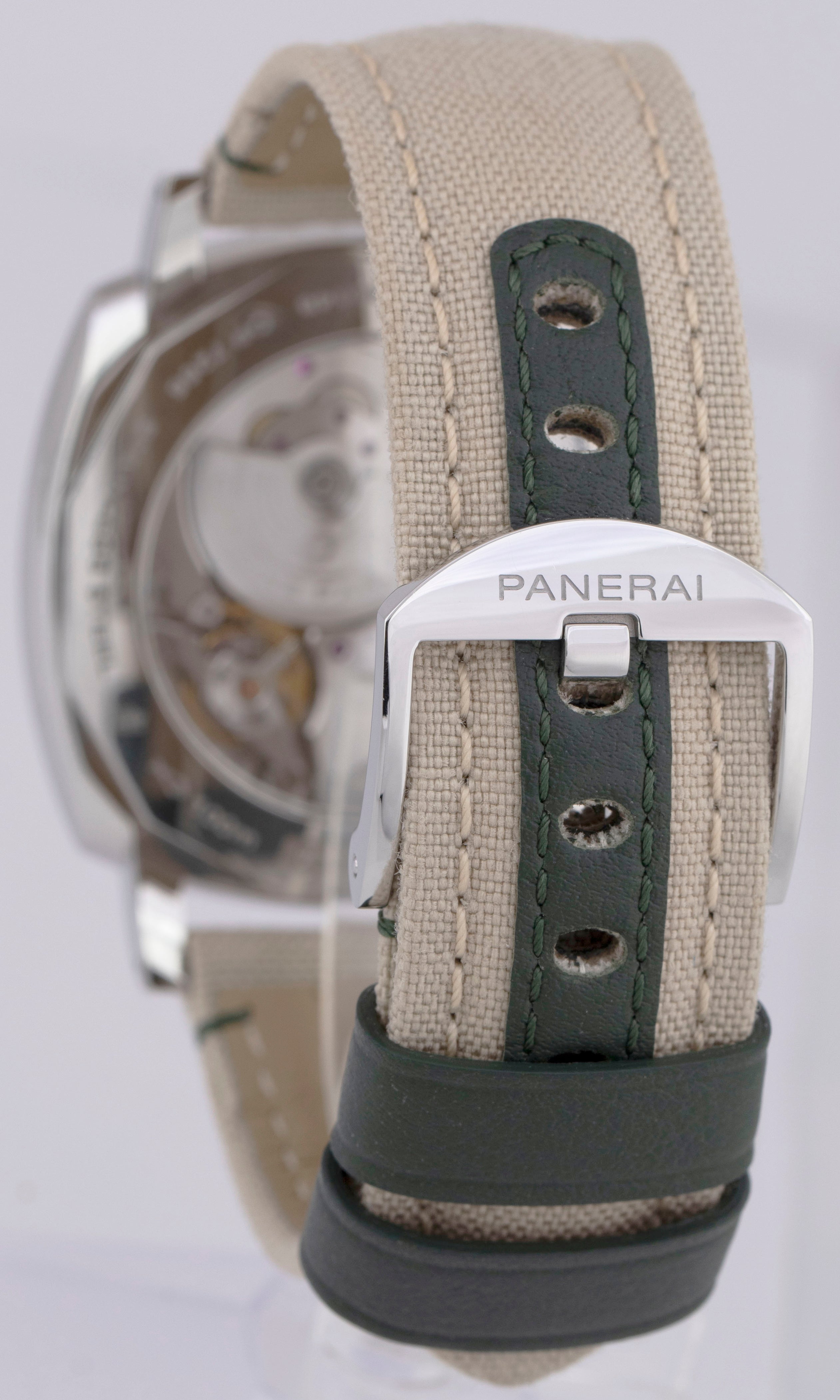 MINT Panerai Radiomir GMT PAM00999 Green PAPERS 45mm PAM 999 Watch