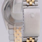 UNPOLISHED Rolex DateJust 36mm PAPERS Champagne BOILER GAUGE Two-Tone 16013 B+P