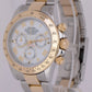 Rolex Daytona Cosmograph 40mm MOTHER OF PEARL Two-Tone Gold Steel Watch 116523