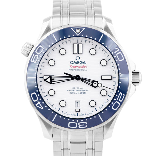 MINT Omega Seamaster Tokyo 2020 PAPERS Steel Blue 42mm 522.30.42.20.04.001 B+P