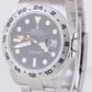 Rolex Explorer II Black Dial PAPERS 216570 42mm Steel Orange GMT Date Watch B+P