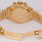 NOS Rolex Daytona Cosmograph FAT BUCKLE Gold PAPERS 40mm WHITE Watch 116528 B+P