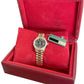 Rolex DateJust 6917 18K Yellow Gold DIAMOND Bezel Black Dial 26mm Watch BOX