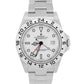 NOS SEALED UNWORN Rolex Explorer II 16570 40mm POLAR WHITE NO-HOLES Watch CARD