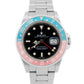 Rolex GMT-Master II 16710 40mm Faded Pepsi Red Blue Stainless Steel Oyster Watch